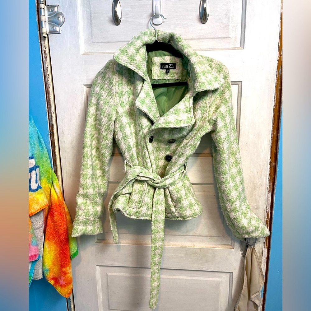 Small rue 21 jacket with matching belt